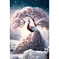 Pikkukuva 1 / 5: ##/DIY Timanttimaalaussetti, 12x16 tuumaa, Peacock lumessa##/