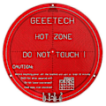 Miniatyrbilde 2 av 4: Rundt PCB varmebed for Delta Rostock Mini 3D-printer