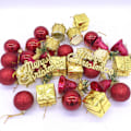 Miniatyrbilde 3 av 5: ##/(Red) Julekuler til juletrepynt##/