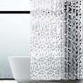 Miniatyrbilde 4 av 5: Dusjforheng 180 x 180 cm, Halvtransparent Geometrisk Bad