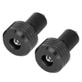 Motorcykelstyre Ändplugg Aluminium Moto Slider Tillbehör (Svart)