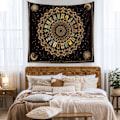 Miniatyrbillede 3 af 4: ##/150×200cm Sort-stil sort tapet, Dekorativ tapet,##/