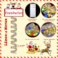 Miniatyrbilde 2 av 5: ##/Julelys med bånd (4M, Fargede lys), Julelys##/