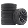 Pikkukuva 1 / 5: ##/4 kpl Off-Road Pyörät Universaali RC Auto Crawler Pyörät 1/10 65mm M4 RC Kaukosäädin Renkaat##/