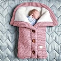 Miniatyrbillede 1 af 2: ##/Strikkede soveposer, dunsovepose, baby vintersovepose, klapvogns termisk sovepose##/