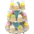 Miniatyrbild 2 av 5: (Blå 32cm*30cm) 3-vånings Cupcakesställ i Kartong för