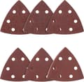 Delta-slipesandpapir │ 120 stykker │ 6 hull │ 93 x 93 x 93 mm
