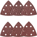 Miniatyrbillede 1 af 5: Delta-Slibeskiver │ 120 stk. │ 6 huller │ 93 x 93 x 93 mm