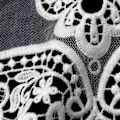 Miniatyrbild 2 av 5: ##/Falsk krage broderad med spets - vit för skräddare, en storlek##/