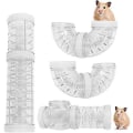 Miniatyrbillede 1 af 5: Hamster Tunnel Rør Legetøj (hvid)