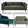 Miniatyrbillede 3 af 6: ##/Møbelfødder sæt af 4 justerbare sofa fødder højde: 100 mm##/