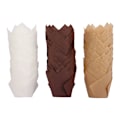 Miniatyrbillede 1 af 6: ##/Cupcakeforme 150 stk. Tulip Bagepapir Kopper Tulip Cupcakes Bageform Papir Muffins Kopper Hvid og Brun Kokskind##/
