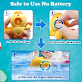 Miniatyrbild 5 av 5: 3-pack Baby Duck Badleksaker för Dusch för 1 2 3 4 År Gamla