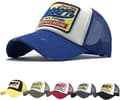 Miniatyrbillede 2 af 5: Vintage Mesh Baseball Cap Golf Hat Strand Hat Bomuld Justerbar Cap A
