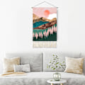 Miniatyrbild 3 av 5: ##/2-pack Solnedgångsfågel Landskap Väggbonader - 35×50cm Dé##/