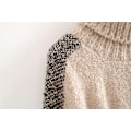 Miniatyrbild 5 av 6: ##/Poncho för kvinnor, vinter, turtleneck, elegant (1-del)##/