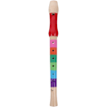 Miniatyrbilde 1 av 5: Flerfarget Treblåseinstrument Sopranblokk med 8 Hull, Musikk Instrument for Barn