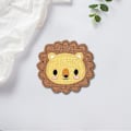 Miniatyrbillede 1 af 5: Sæt med 10 søde, broderede dyre-patches til strygning og syning