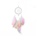Miniatyrbillede 2 af 5: Farverig Drømmfang Dream Catcher med Fjer Væghæng