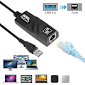 Miniatyrbilde 5 av 5: Kablet Nettverkskort Høyhastighets Stabil Utgang Plug Play USB 3.0 USB C til RJ45 100/1000Mbps Eksternt WiFi Nettverkskort for Stasjonær PC A