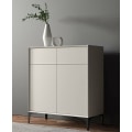 Miniatyrbillede 1 af 5: 4 stk. 10 cm Sorte Metal Møbelben Skab Sofa Kaffebord TV
