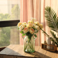 Miniatyrbillede 1 af 4: Kunstige Rose Silkeblomster Buket Hjem Kontor Bryllup Arrangement
