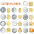 Miniatyrbild 4 av 5: KeksPresspistol i Rostfritt Stål Spritz Cookie Maker Maskin för