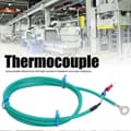 Miniatyrbillede 3 af 5: K-type termoelement probe SMD rundt hul silikone temperaturmåleledning 0200 (2 meter)