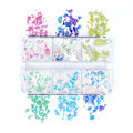 Miniatyrbild 1 av 6: ##/Set med 2 nagelglittergaller för nagelkonst Dekorativ nagelkonstdesign Manikyr##/
