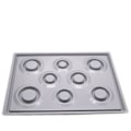 Miniatyrbillede 3 af 5: Armbåndsdesignplade Flocked Bead Board Armbånds Bead Smykker O