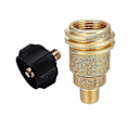 Miniatyrbillede 2 af 5: Qcc1 Propan Adapter Gasregulatorventilfitting 5042 Han Qcc1 Møtrik Propan Gasfitting Slangeadapter