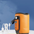 Miniatyrbilde 3 av 5: ##/Apparat for oppvarming av babyflasker i oransje##/