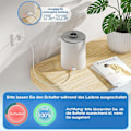 Miniatyrbilde 5 av 6: ##/Luftpumpe med 5 dyser for oppblåsing og avblåsing, bærbar og oppladbar##/