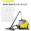 Pikkukuva 4 / 5: 6 Kangaspyyhe Karcher Steam Easy Fix SC 2 SC 3 SC 4 SC 5:lle