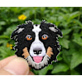 Miniatyrbillede 1 af 5: 16 stk. Børns Søde Hund Broderi Patch Klæbemærker