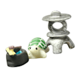 Miniatyrbilde 1 av 5: 3 stk./sett Anime Figur Høy Simulering Dekorativ Mini Actionfigur DIY Tilbehør for Hage 2
