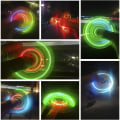 Miniatyrbillede 4 af 5: LED Lys Fidget Spinner, Lys Fidget Finger Legetøj Håndspinner -