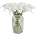 Miniatyrbillede 1 af 5: 24 stk. Kunstige Latex Calla Liljer, Realistiske Enkeltstammede Blomster