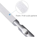 Miniatyrbillede 3 af 5: Rustfrit Stål Neglefil, Dobbeltsidet Metal Buffer Neglefiler