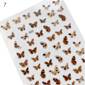 Miniatyrbild 1 av 5: Nagelsticker Levande 3D-effekter Ultratunna Populära Leopard Sliders Konstdekorationer Djurmönster för Manikyr 7