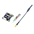 Miniatyrbillede 1 af 5: JHEMCU VTX20600 5.8Ghz 40CH PIT/25mW/100mW/200mW/400mW/600mW IRC FPV Sender 20x20mm MMCX Til RC