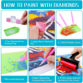 Miniatyrbillede 5 af 5: Enkeltdelt dragt 5D Diamantmaling Værktøjer & Tilbehør, DIY Diamant