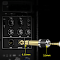 Pikkukuva 1 / 5: 1/4 - 3,5 mm äänensovitin Hifi-sovitin kuulokkeille