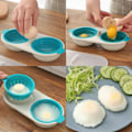 Miniatyrbild 4 av 5: ##/Äggkokare för ägg i kartong, ångad äggform##/