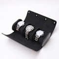 Miniatyrbillede 2 af 5: ##/Bærbar Urboks i Læder 1 Stk Sort Rejse Urboks##/