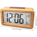 Miniatyrbild 4 av 4: ##/Digital väckarklocka, Väckarklocka i trä, Digital klocka, Massivt trä##/