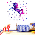 Miniatyrbillede 1 af 5: Lysende Enhjørning Vægstickers Vægstickers Mural Dekaler til Seng