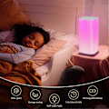 Miniatyrbillede 3 af 5: Fjernbetjening touch natlampe klap bordlampe soveværelse sengelampe kreativ farverig atmosfære la
