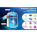 Miniatyrbilde 3 av 6: ##/Luftpumpe med 5 dyser for oppblåsing og avblåsing, bærbar og oppladbar##/