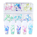 Miniatyrbild 6 av 6: ##/Set med 2 nagelglittergaller för nagelkonst Dekorativ nagelkonstdesign Manikyr##/